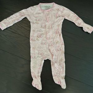 MAGNETIC ME PINK LOVE YOU A TON MODAL MAGNETIC FOOTIE - size 0-3 months